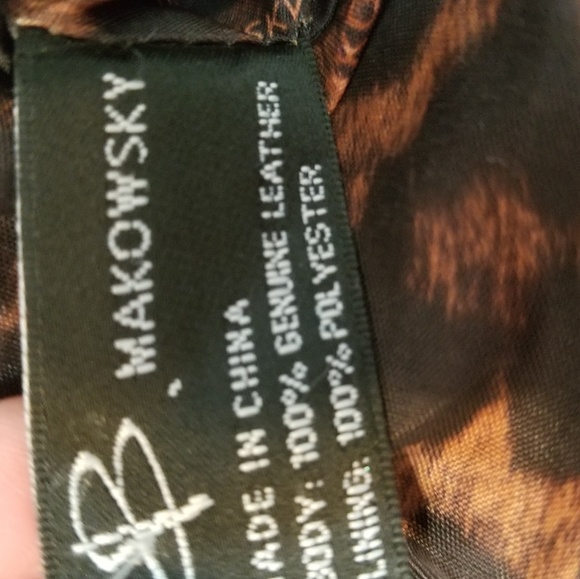 Gorgeous B Makowsky handbag - Picture 5 of 5